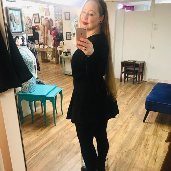 Rochelle Pleated Suspender Mini Skirt Black - Picture 10 of 10